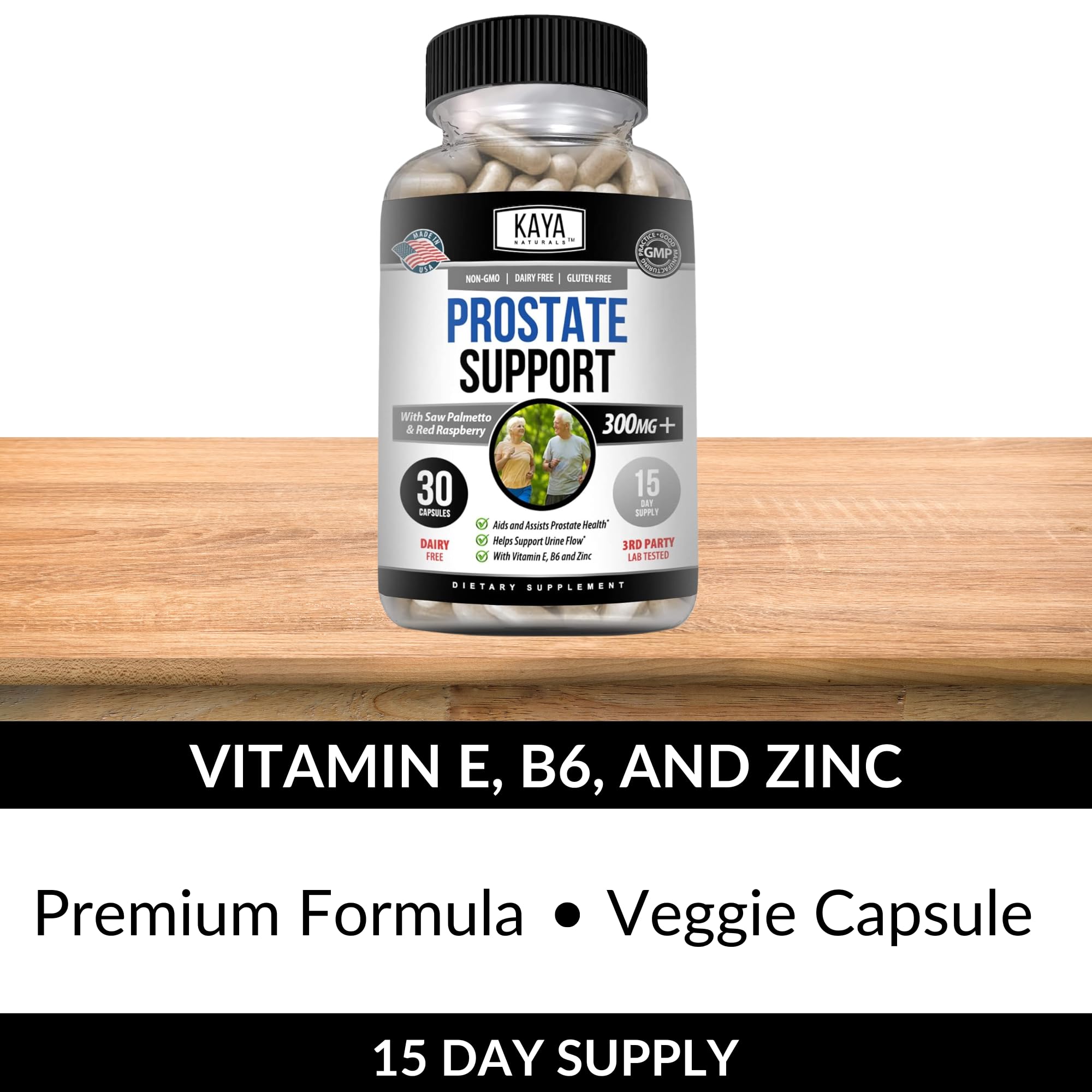 Kaya Naturals Saw Palmetto Supplement 41g ingredients list
