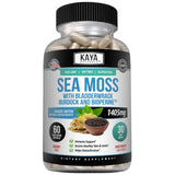 Kaya Naturals Sea Moss Supplement front view with packaging