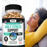 Kaya Naturals Stress Support Supplement on a table