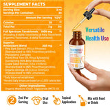 Kayseari Vitamin E Liquid Supplement bottle back view