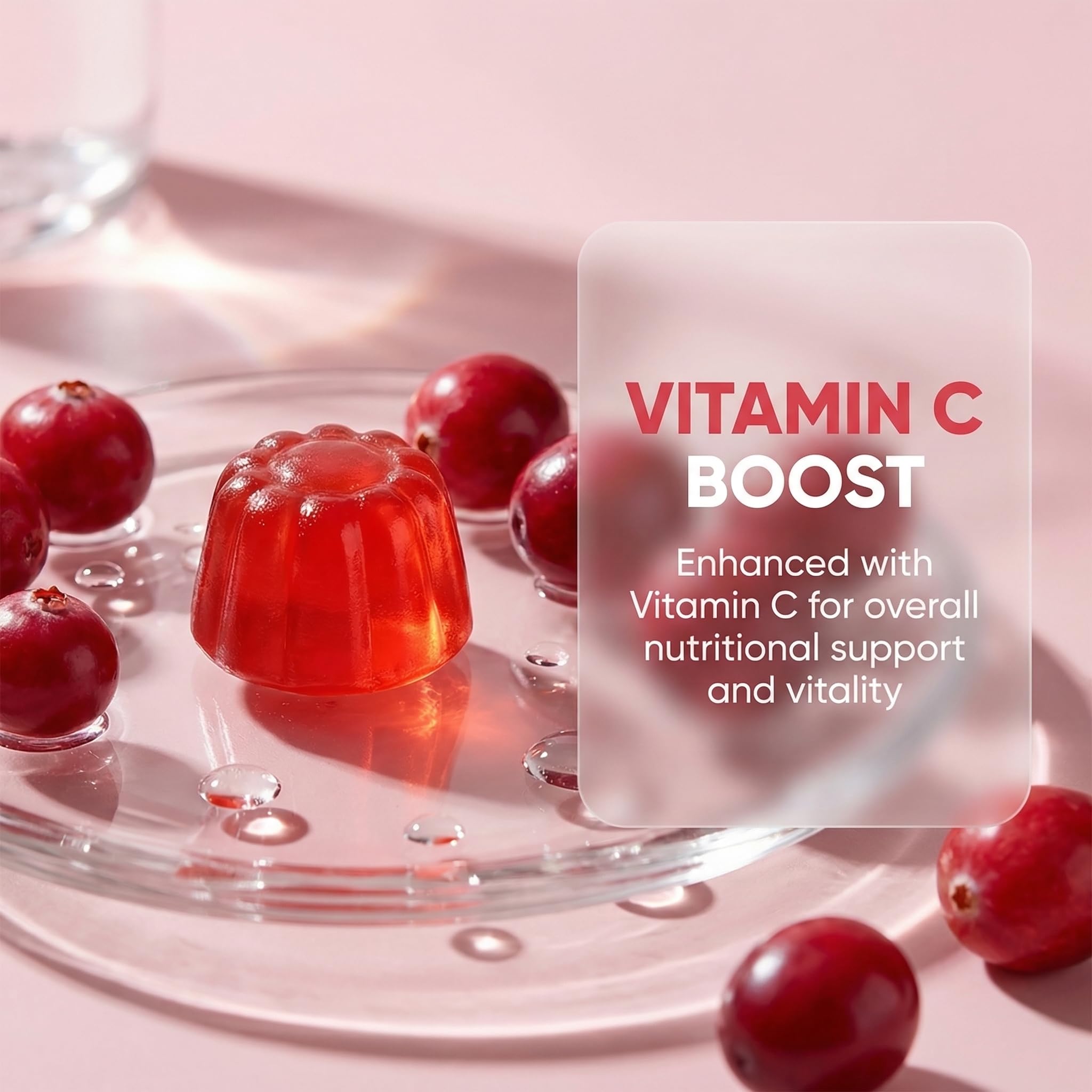 KBKTWOLT Cranberry & Probiotic Gummies on a table