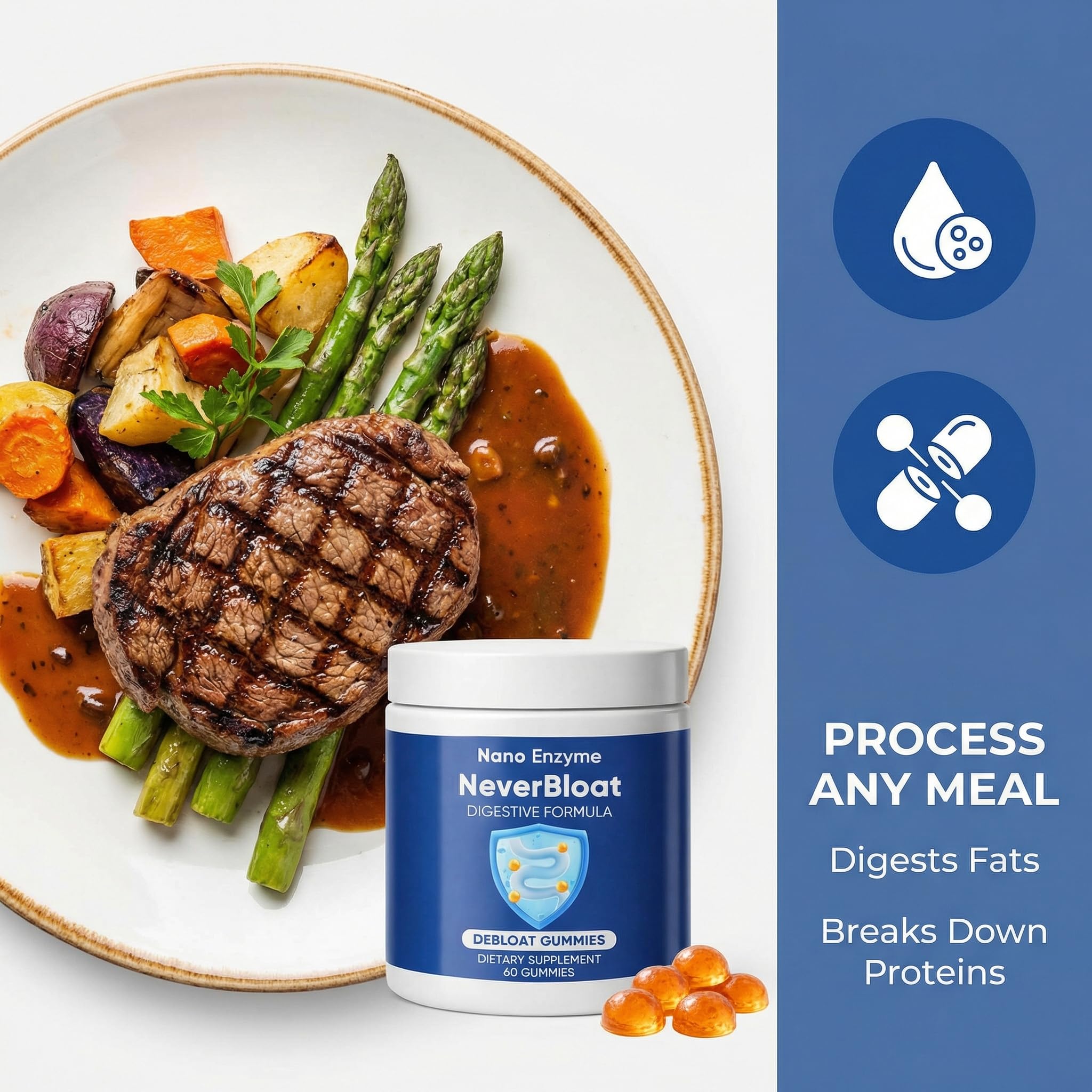 KBKTWOLT daily Support Gummies packaging details