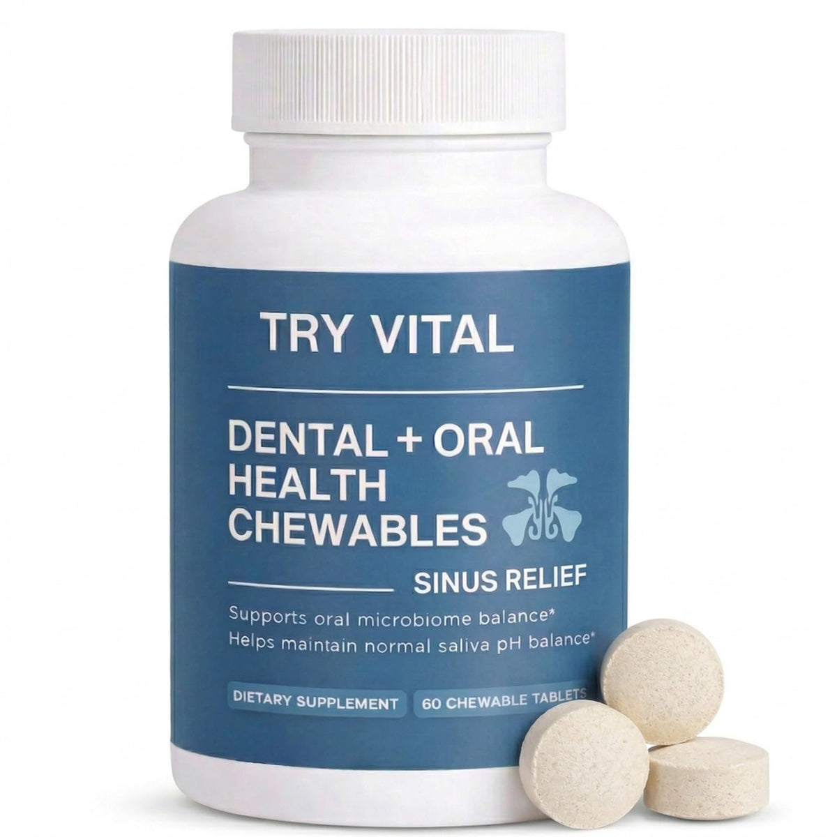 KBSBUBB Vital Dental + Oral Health Chewables front view packaging