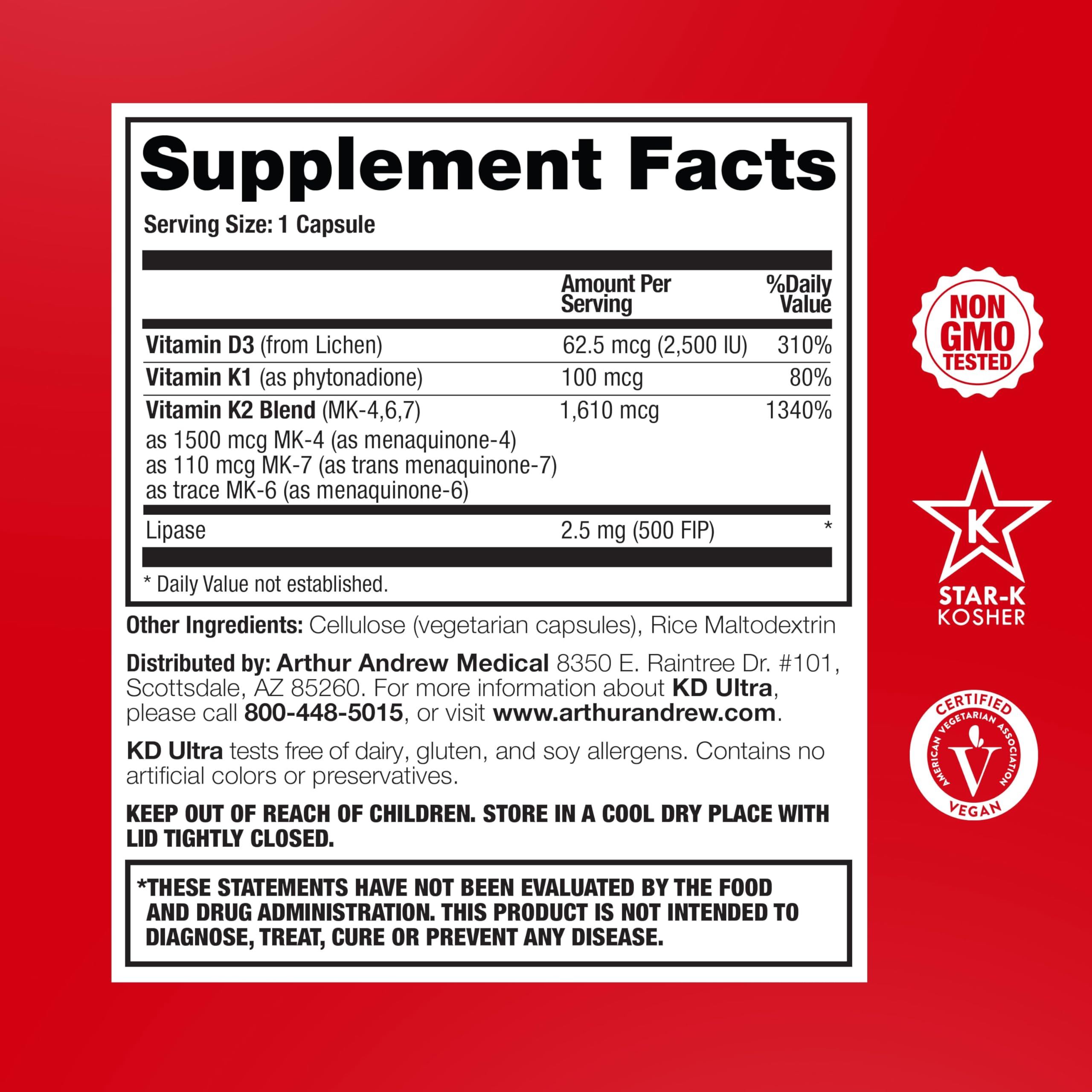 KD Ultra capsules close-up
