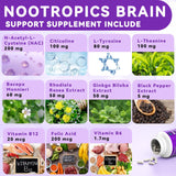 Kedicy Memory and Focus Supplements ingredients list