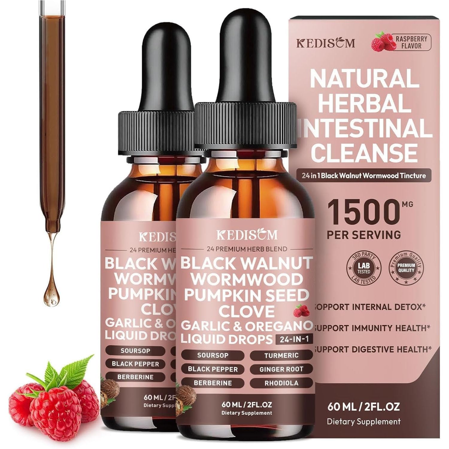 KEDISOM Echinacea Liquid Drops 1500mg front view
