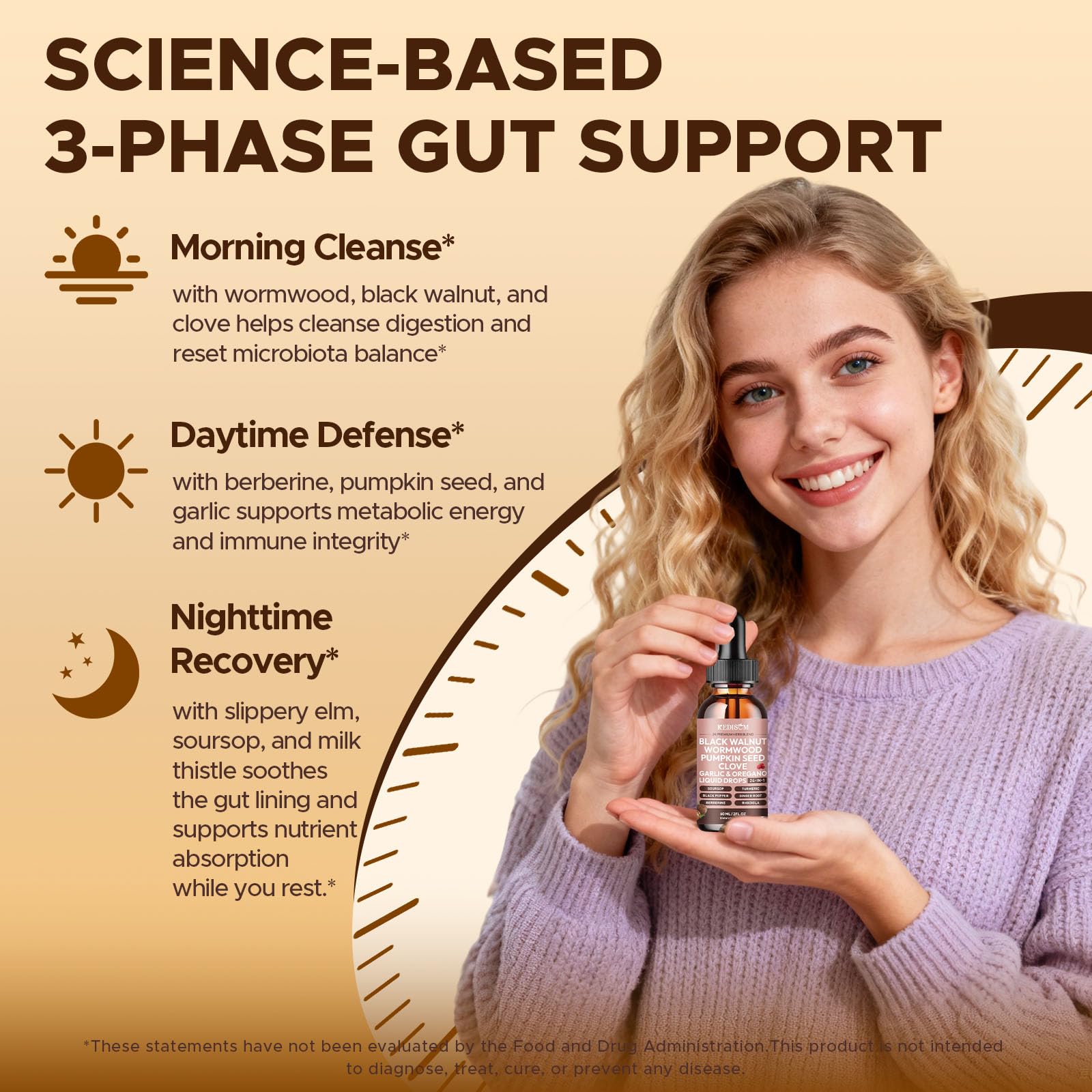 KEDISOM Echinacea Liquid Drops with fresh herbs