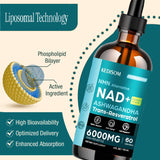 KEDISOM Liposomal NAD+ Supplement 113g bottle side view
