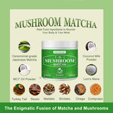 KEDISOM Mushroom Matcha Blend packaging side view