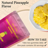 KEDISOM Premium Feminine Balance Gummies opened pouch with gummies