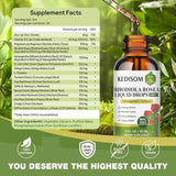 KEDISOM Rhodiola Rosea Tincture 10000MG with measuring dropper