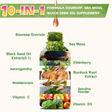 KEDISOM Sea Moss Liquid Drops with measuring dropper