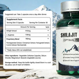 KEGECOL Shilajit Capsules side view showing capsule details
