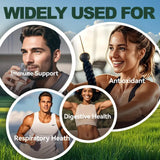 KEHLUSTY Oregano Oil & Black Seed Oil Softgels with a measuring spoon