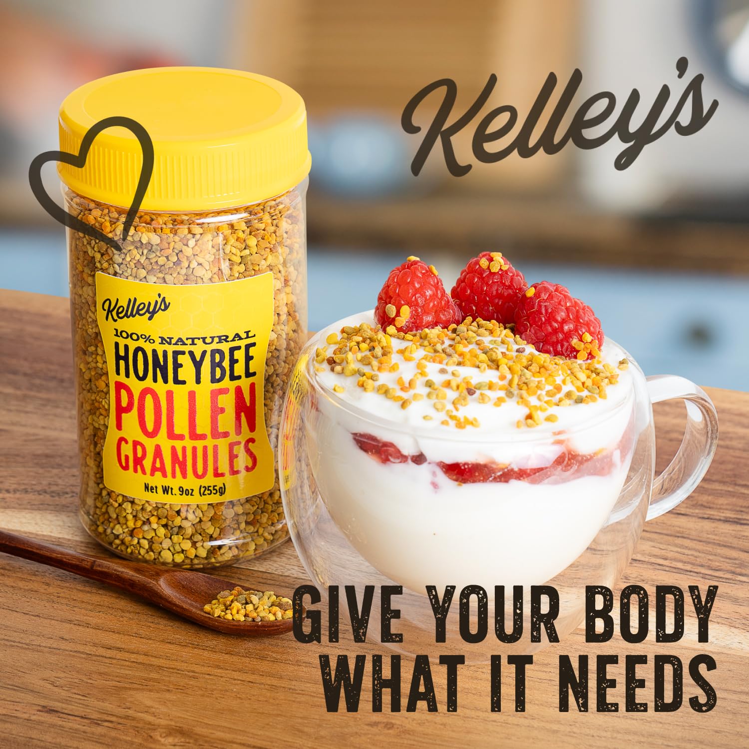 Kelley's Bee Pollen Granules nutritional information