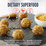 Kelley's Bee Pollen Granules on a salad