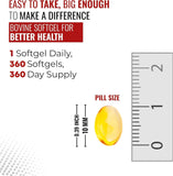 KEN Vitamin D3 & K2 softgels back view with nutritional information