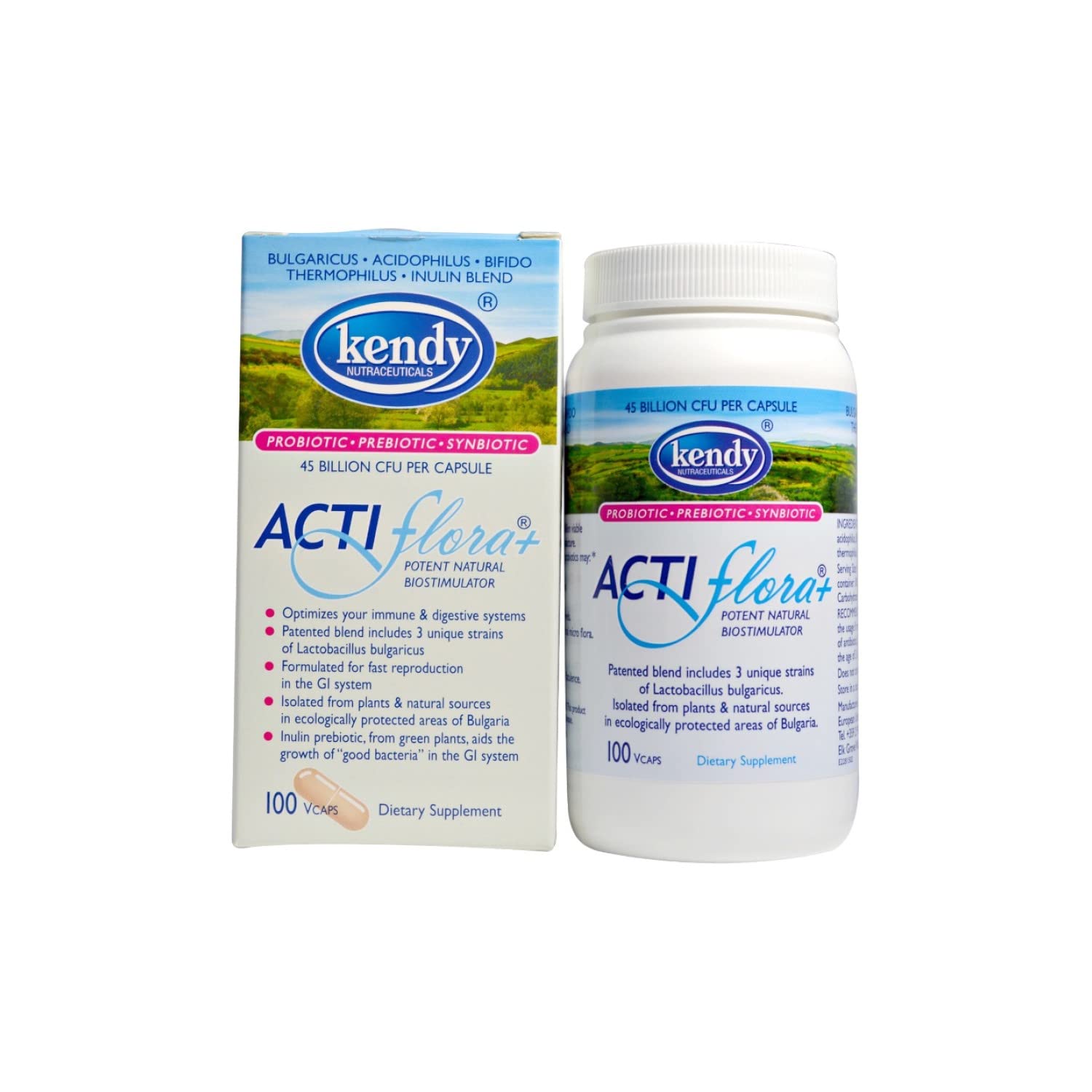 Kendy Actiflora+ Synbiotic Supplement in a lifestyle setting