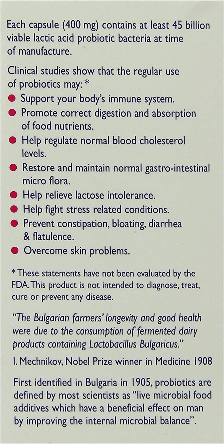 Kendy Actiflora+ Synbiotic Supplement showing dosage instructions