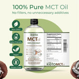 Keppi MCT Oil 907g lifestyle shot with fitness items