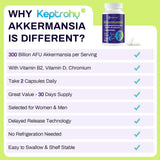 Keptrohy Akkermansia Probiotic 300 Billion AFU side view of bottle