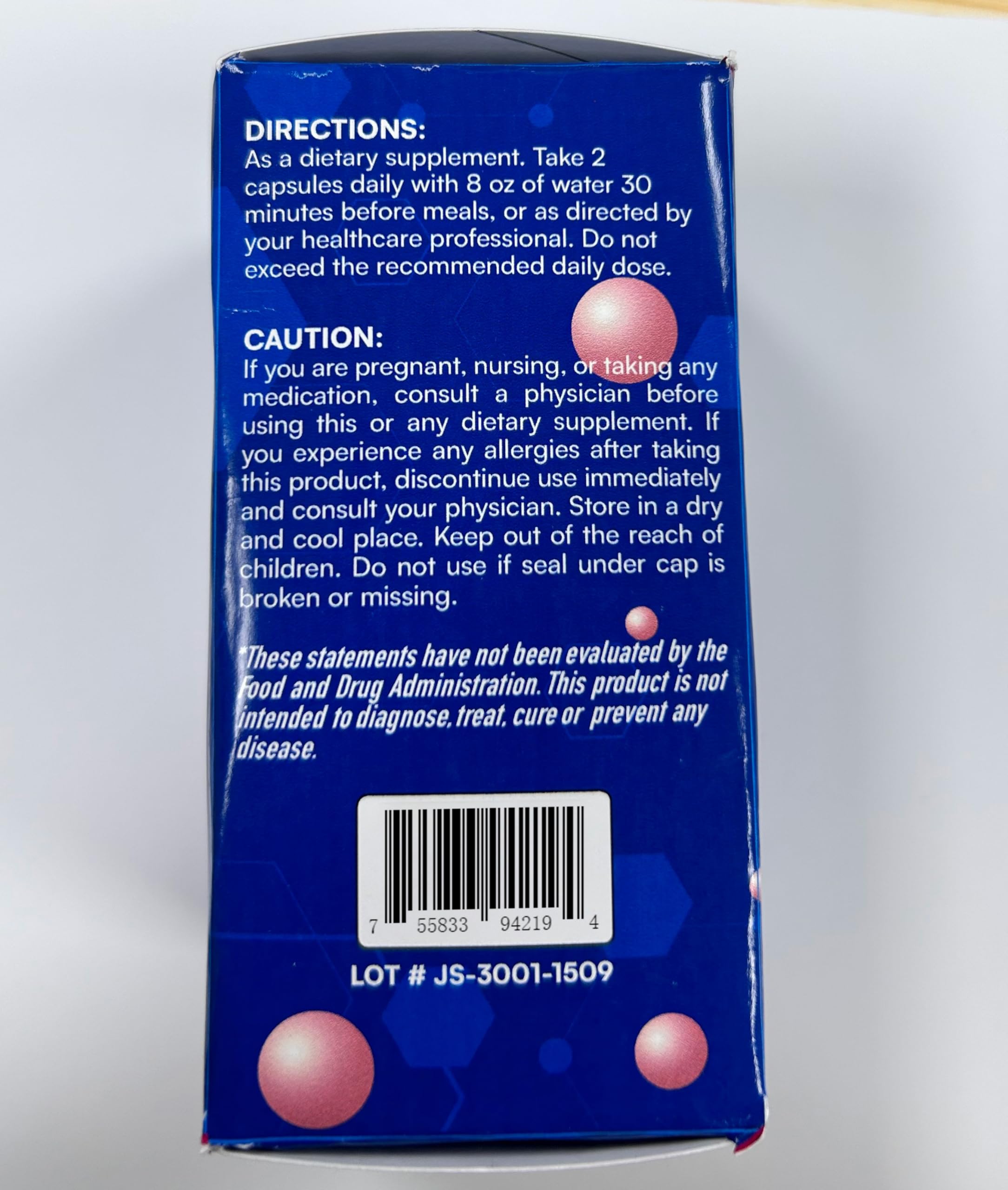 Keptrohy Probiotic Supplement 60 Capsules close-up