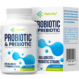 Keptrohy Probiotic Supplement front view with packaging