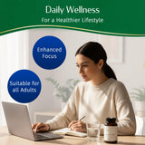 Kerala Ayurveda Brahmi Pearls Bacopa Monnieri capsules in a hand
