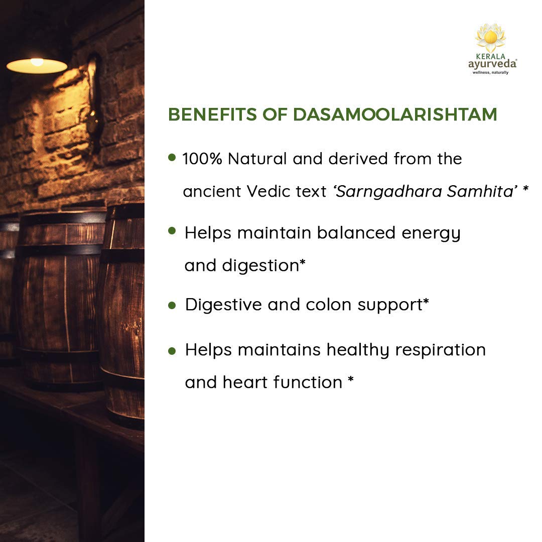 Kerala Ayurveda Dasamoolarishta 522g ingredients list