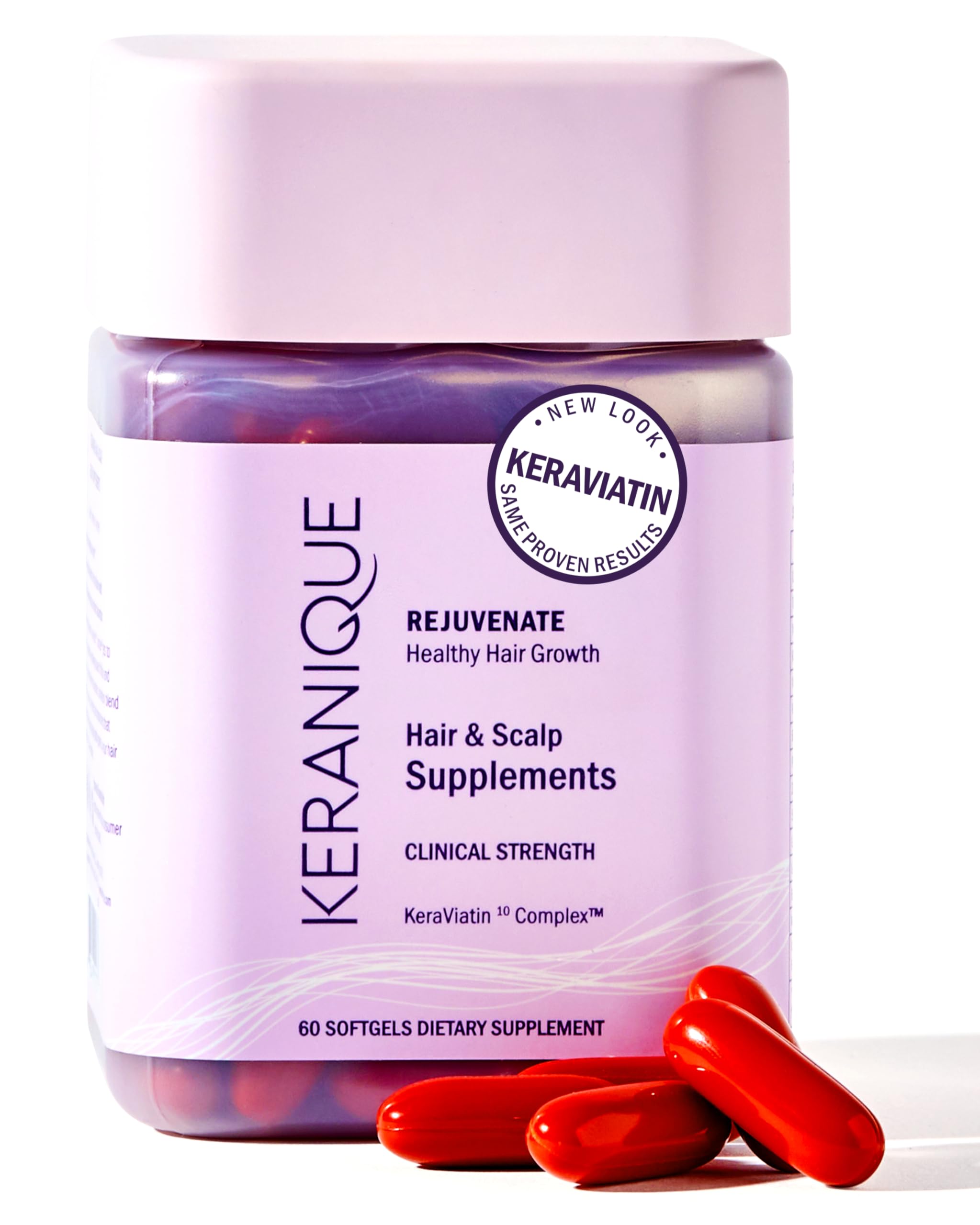 Keranique Hair & Scalp Supplements 240g front view