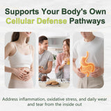 Keravive Hair Advanced Broccoli Sprout Formula capsules on a wooden surface