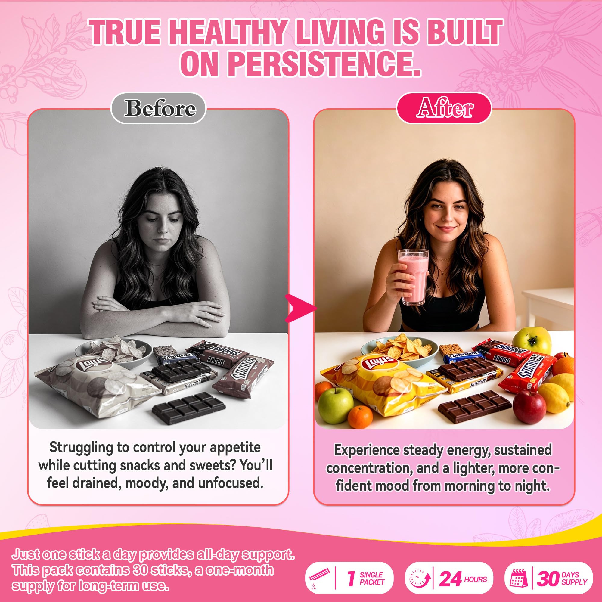 Kereeao 5-HTP Supplement Strawberry Açaí box side view