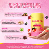 Kereeao 5-HTP Supplement Strawberry Açaí sticks in a lifestyle setting