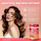 Kereeao Biotin Supplement bottle with a measuring spoon