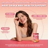 Kereeao Biotin Supplement displayed with other vitamins