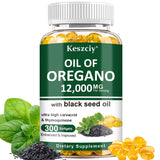 Keszciy Oil of Oregano Softgels 12,000mg front view