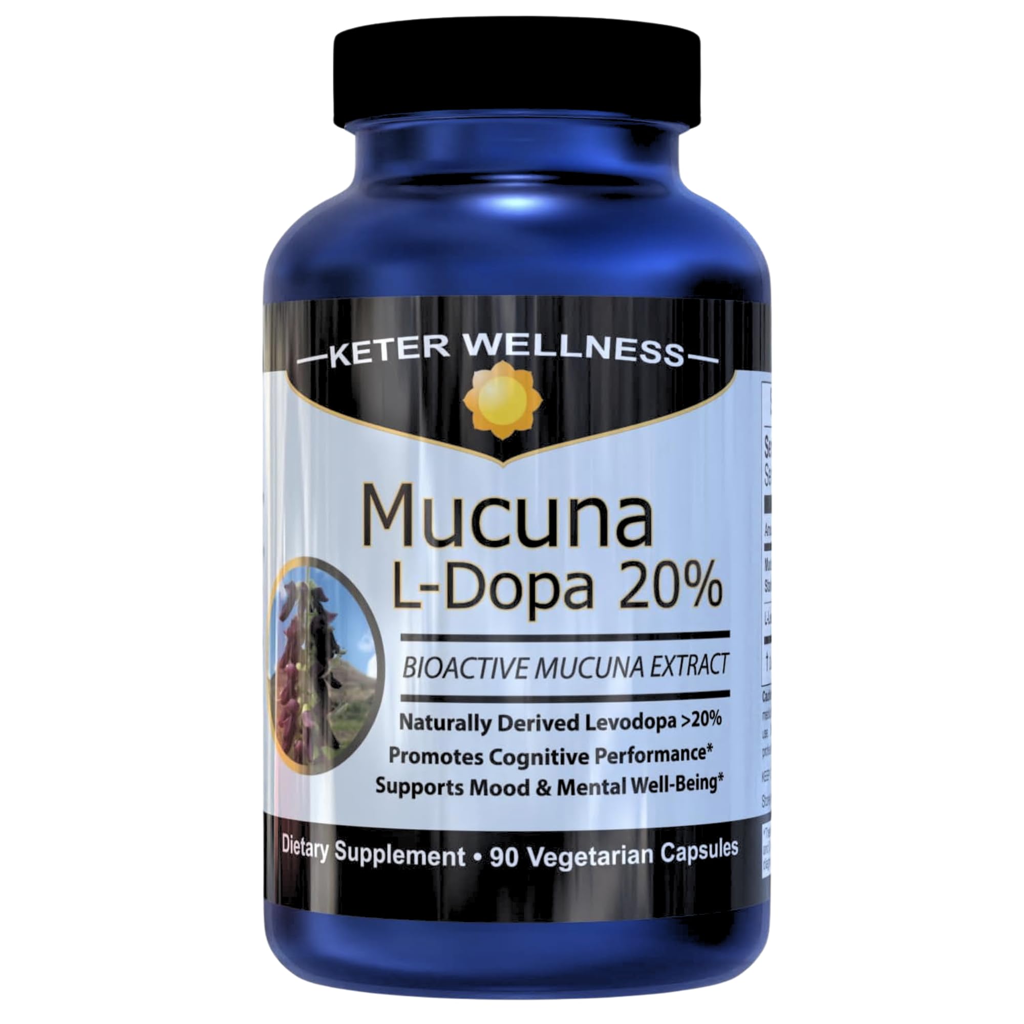 Keter Wellness Mucuna Pruriens 700mg capsules front view