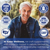 Keter Wellness Mucuna Pruriens 700mg capsules opened bottle