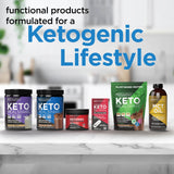 KETO SCIENCE Ketone Powder lifestyle scene with fresh lemons