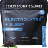 Keto Vitals Sleep Drink Electrolyte Powder Packets Elderberry front view