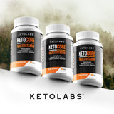Ketolabs Ketocore Multivitamin lifestyle shot with fresh vegetables