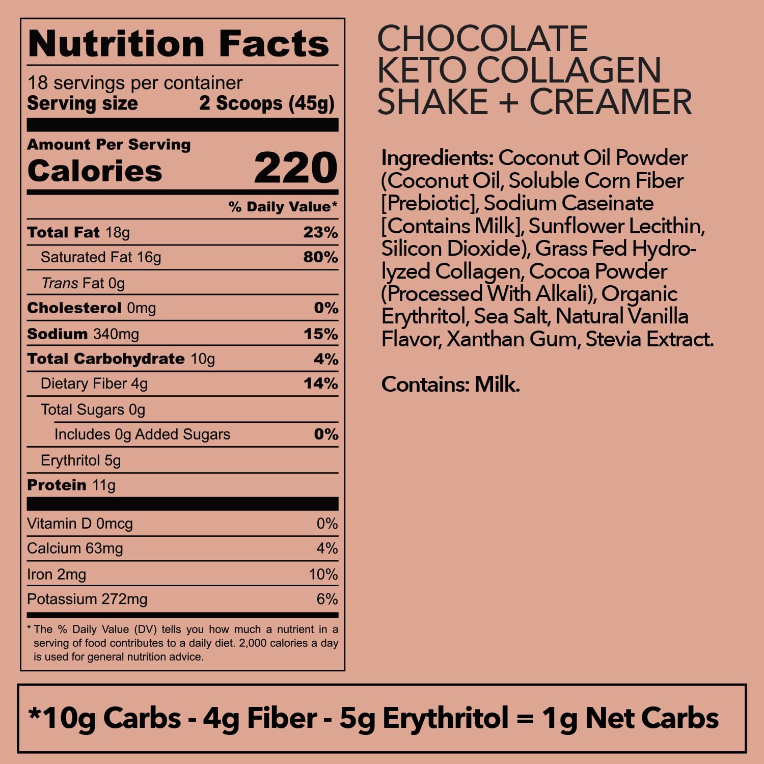 Ketologie Vanilla Keto Protein Shake lifestyle scene