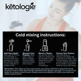 Ketologie Vanilla Keto Protein Shake lifestyle scene