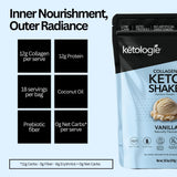 Ketologie Vanilla Keto Protein Shake nutritional information