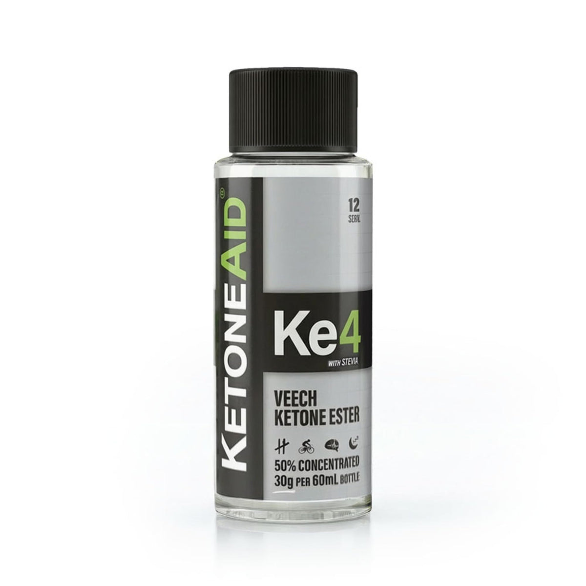 KetoneAid KE4 Ketone Ester Supplement bottle front view