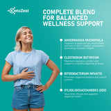 KetoZest GLP-1 Support Probiotic Supplement capsule close-up