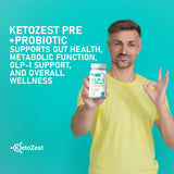 KetoZest GLP-1 Support Probiotic Supplement packaging