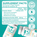 KetoZest GLP-1 Support Probiotic Supplement with a glass of water