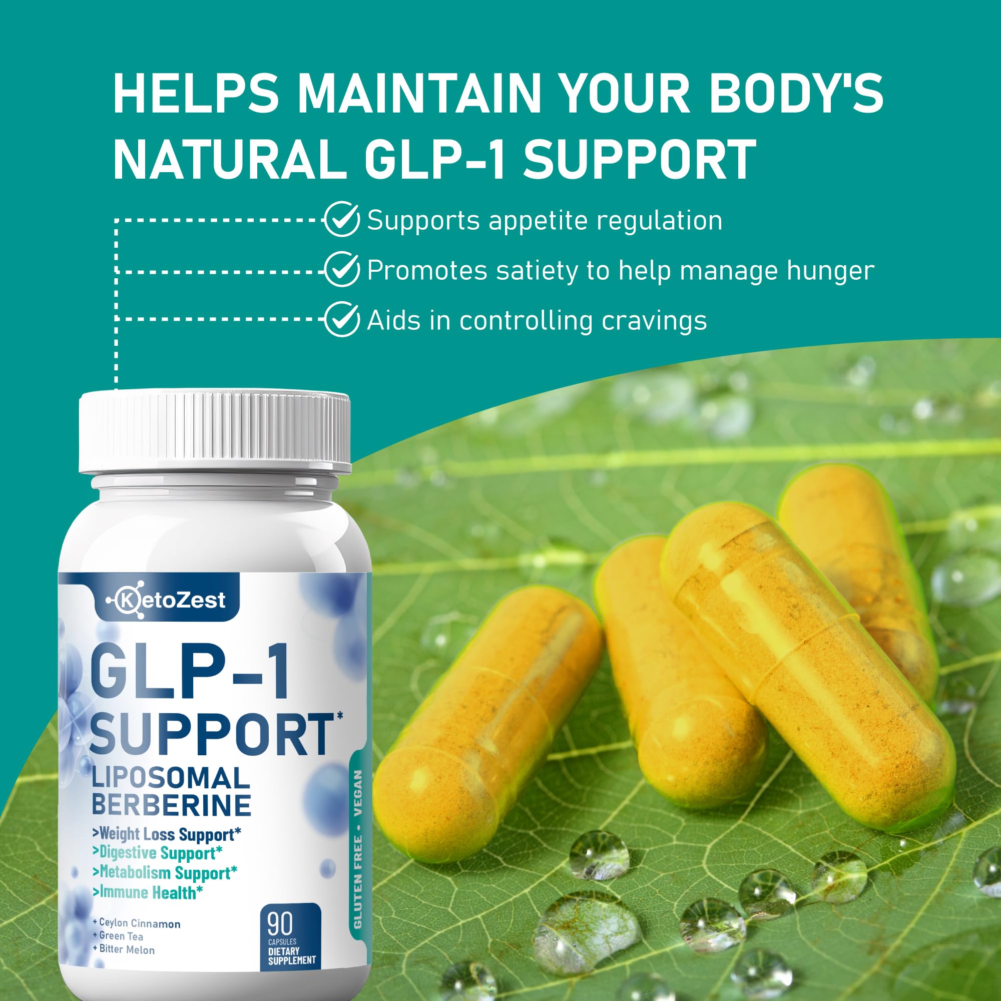 KetoZest GLP-1 Support supplement ingredients list