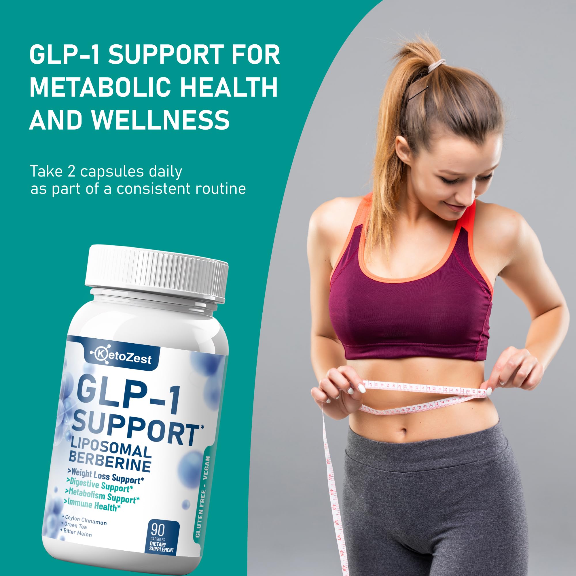 KetoZest GLP-1 Support supplement packaging